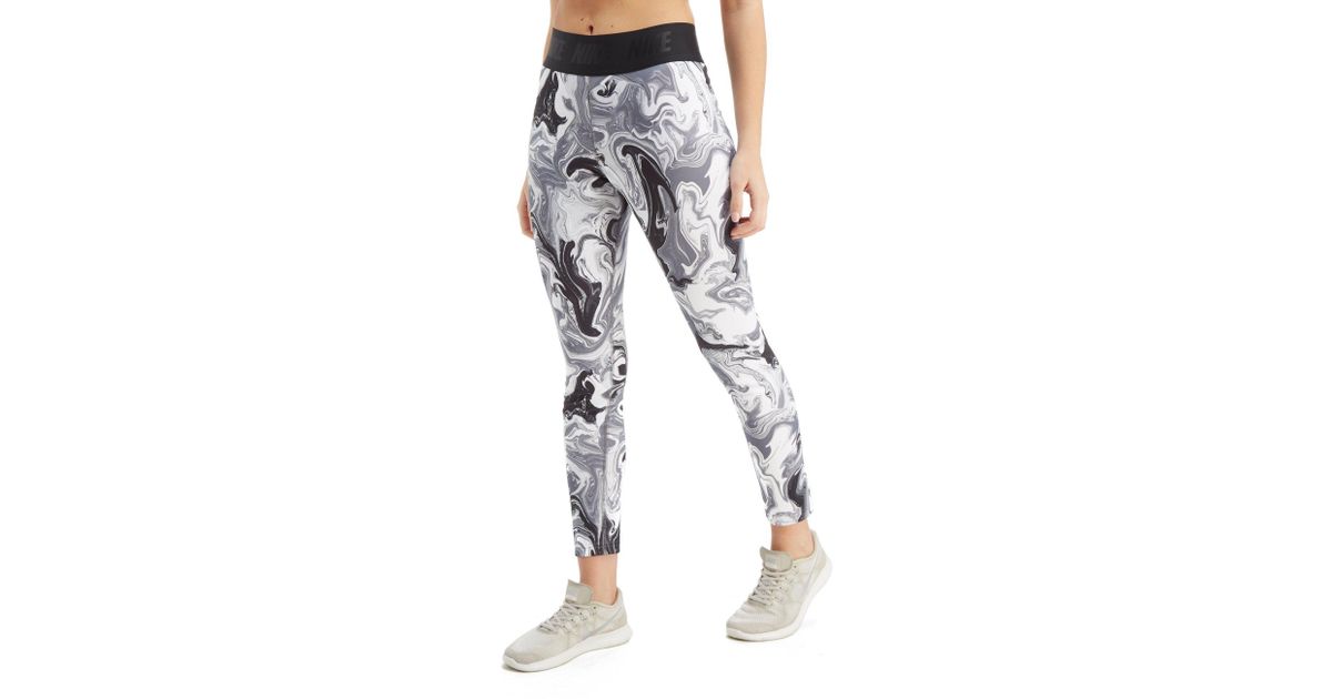 nike marble print leggings