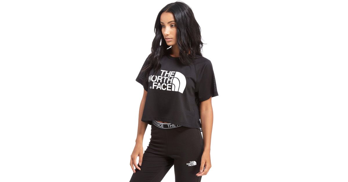 The North Face Cotton Mesh Crop T-shirt 
