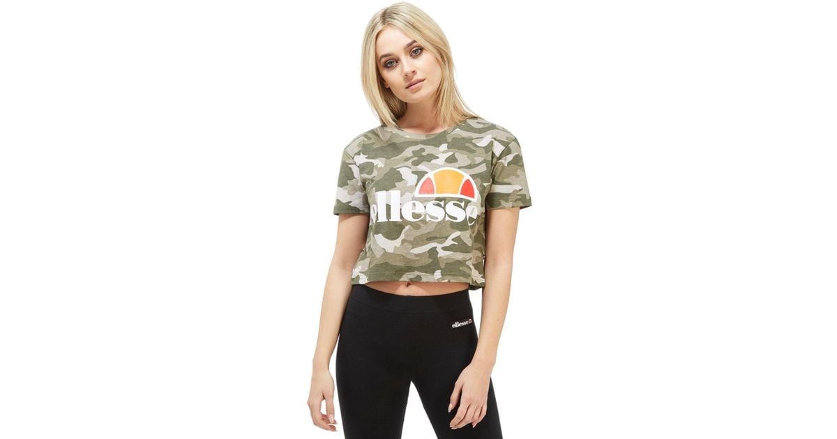 ellesse camo top