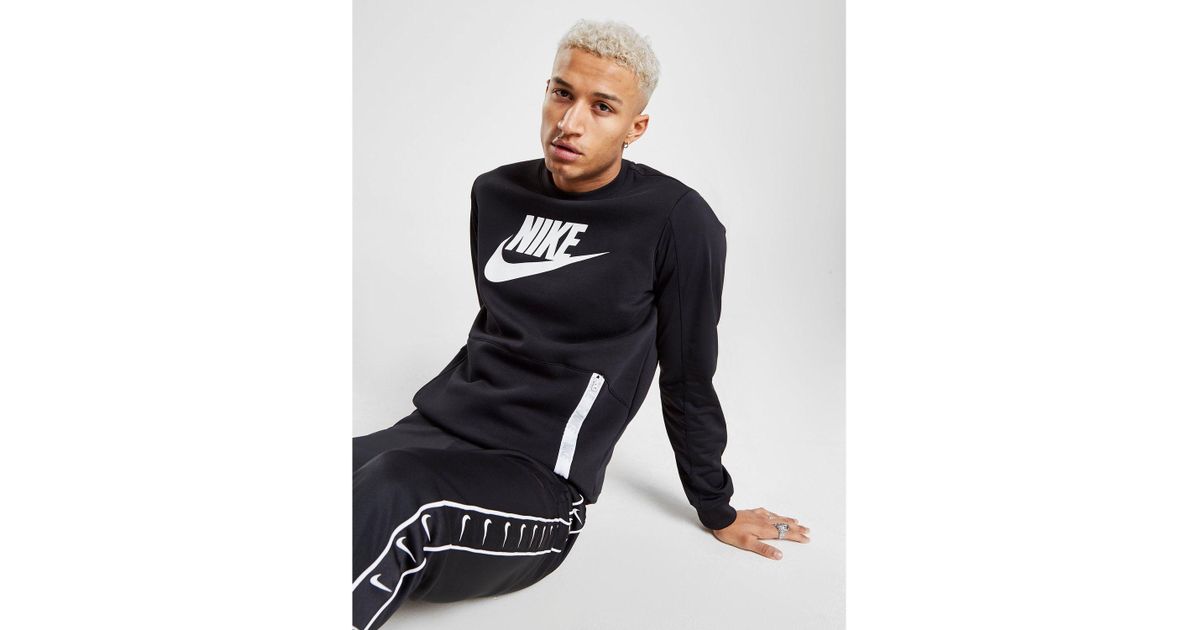 nike hybrid crew sweatshirt