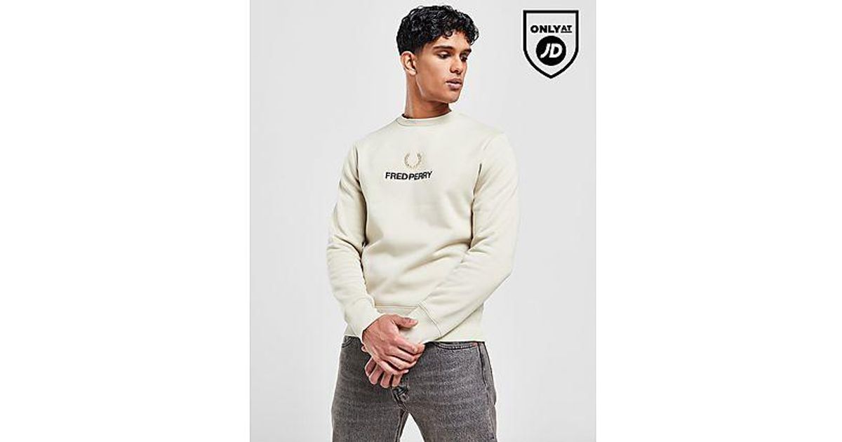 Fred perry sales sweatshirt jd