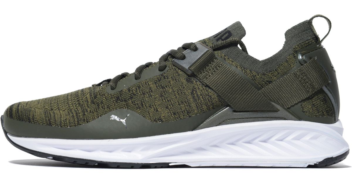 puma ignite evoknit flash mens green