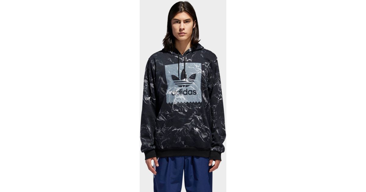 adidas marble print hoodie