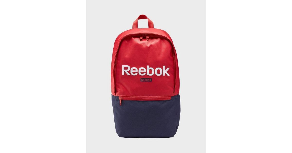reebok backpack red