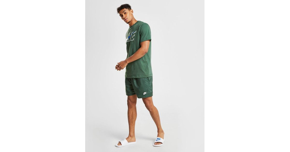 forest green nike shorts