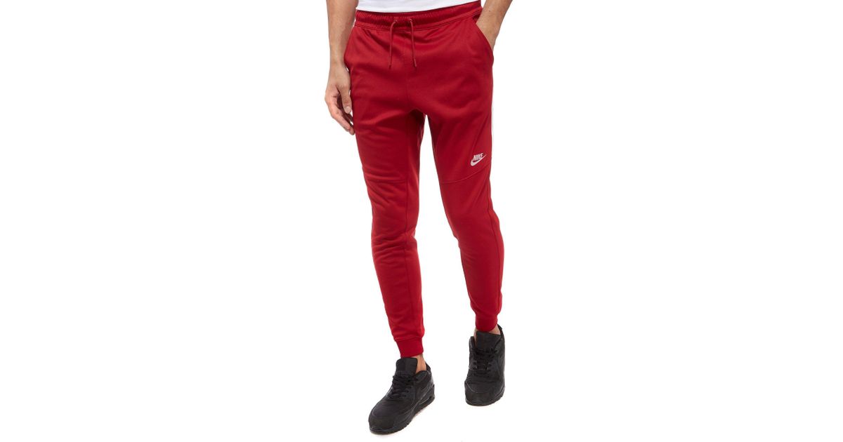 Nike Cotton Tribute Track Pants in Red 