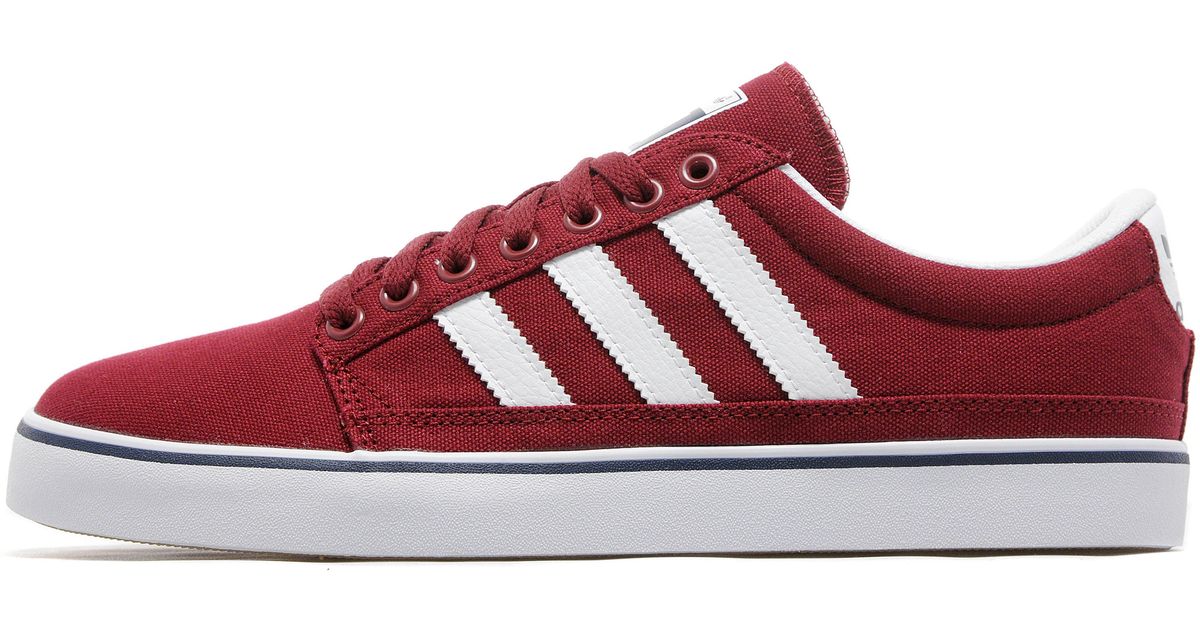 adidas Originals Canvas Rayado Lo in Burgundy/White (Red) for Men - Lyst