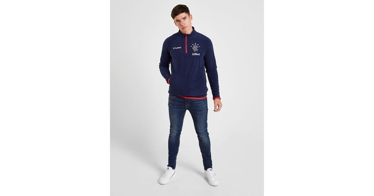 rangers hummel grey hoodie