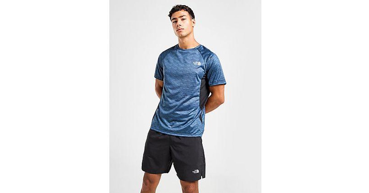 【THE NORTH FACE】 Performance All Over Print T-Shirt Black The North Face Performance All Over Print T-Shirt - JD