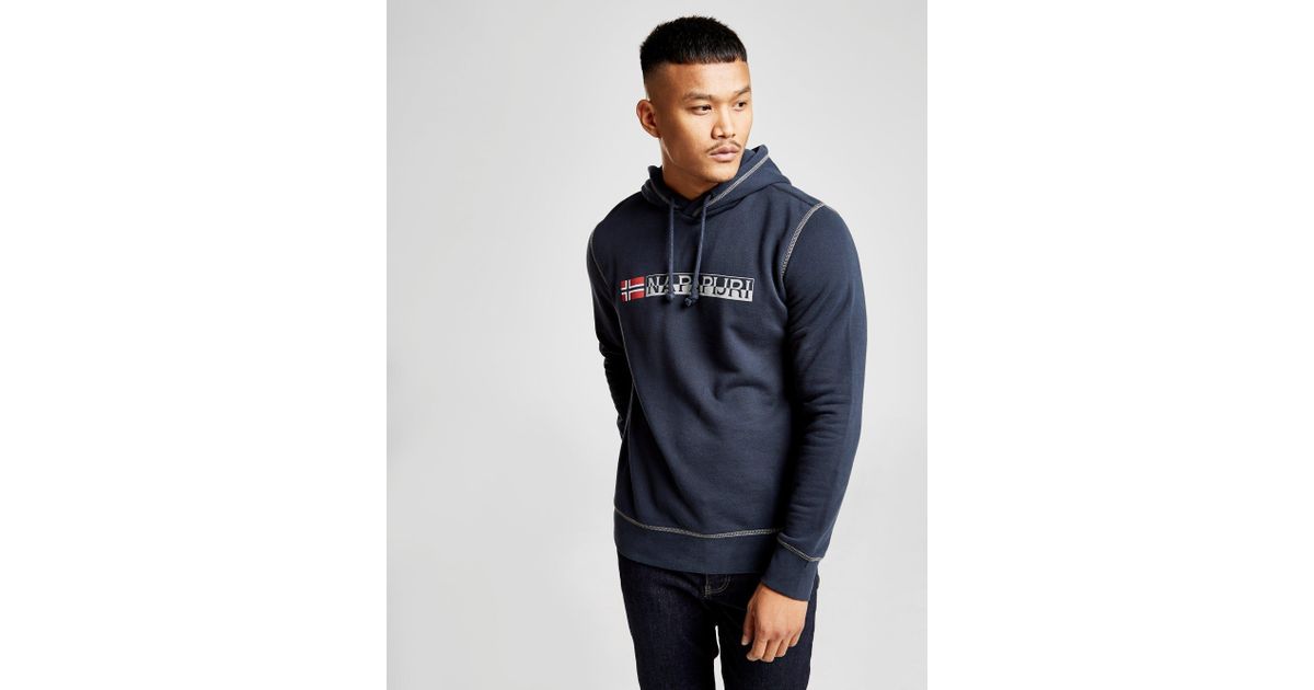 napapijri overhead logo hoodie