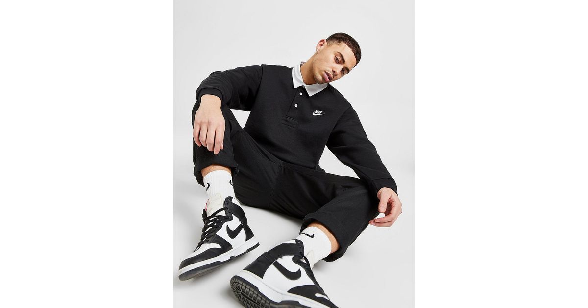 Nike Long Sleeve Shirt in Black for Men Lyst UK