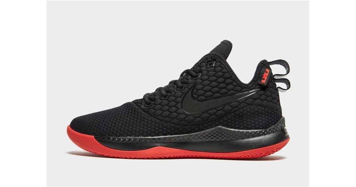 nike lebron witness 3 black red