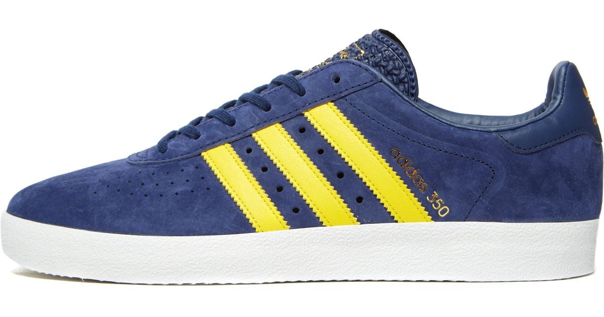 adidas 350 blue and yellow