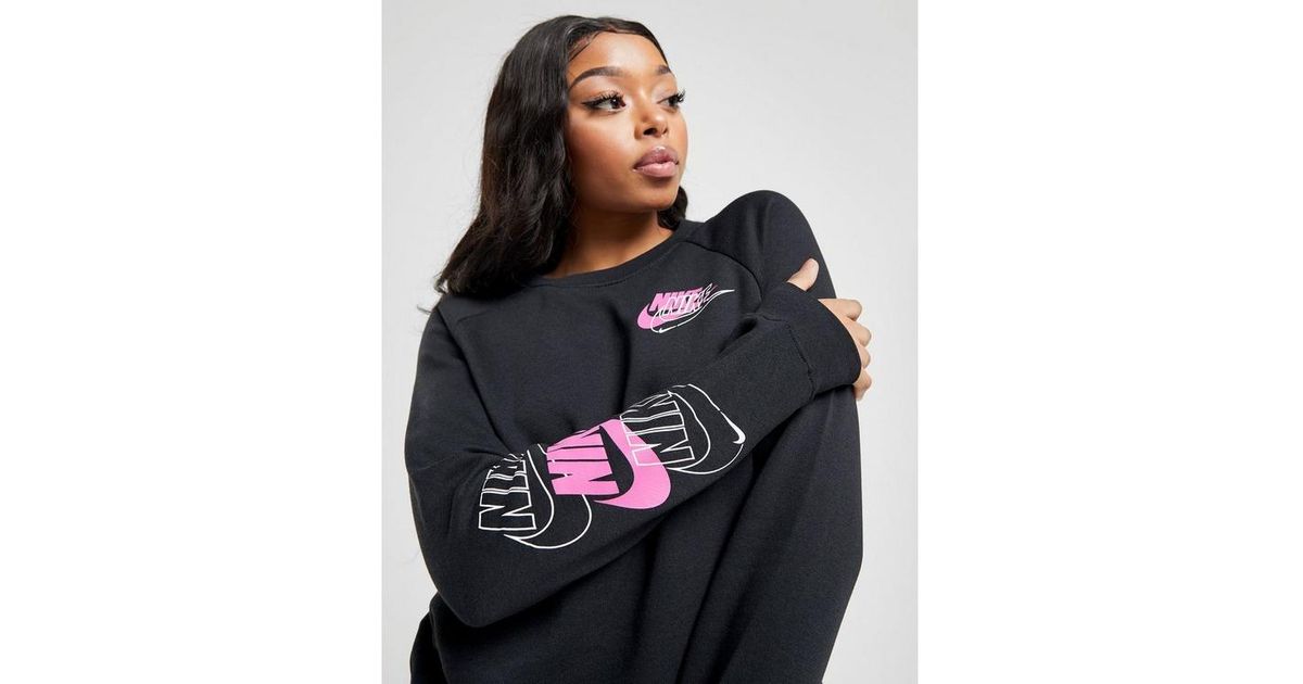 nike double futura crew sweatshirt