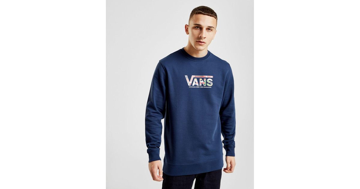 vans blue sweatshirt