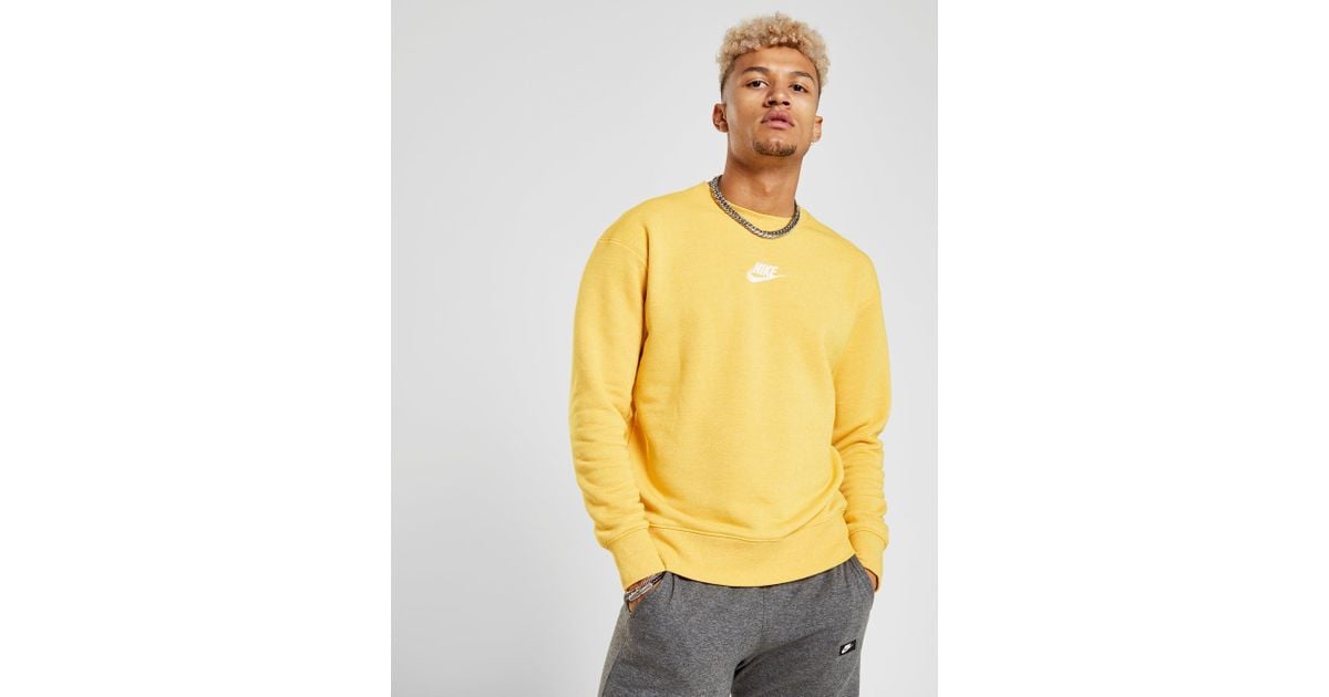 nike yellow sweatshirt