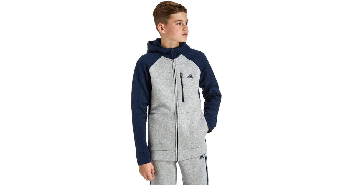 adidas 1/2 zip hoodie junior