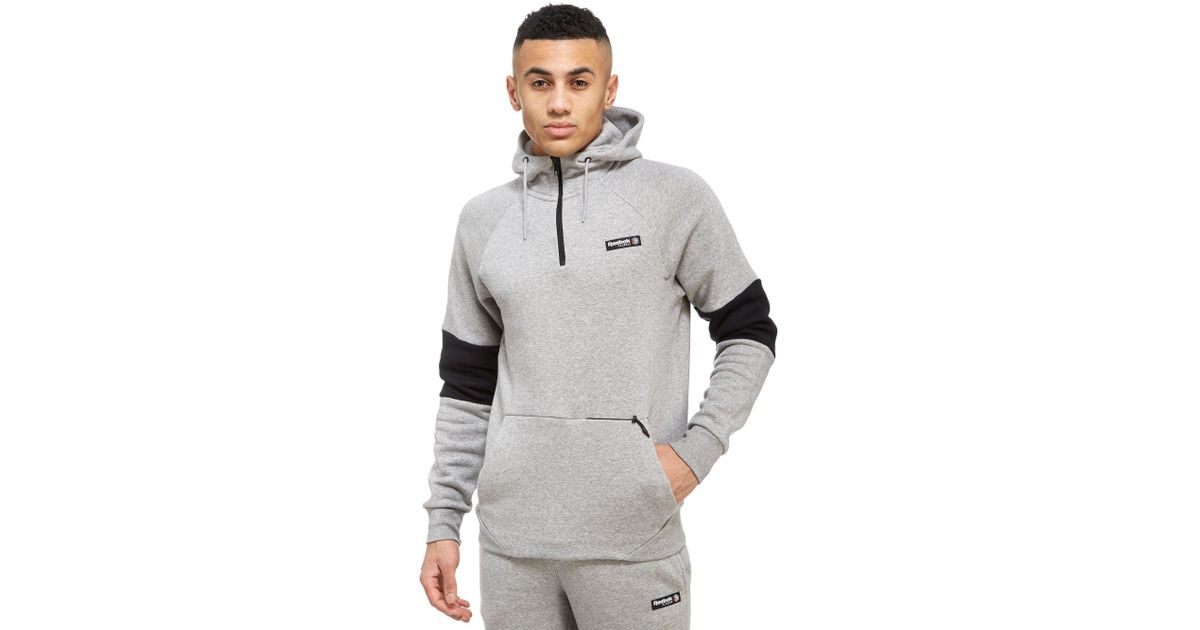 reebok classic half zip