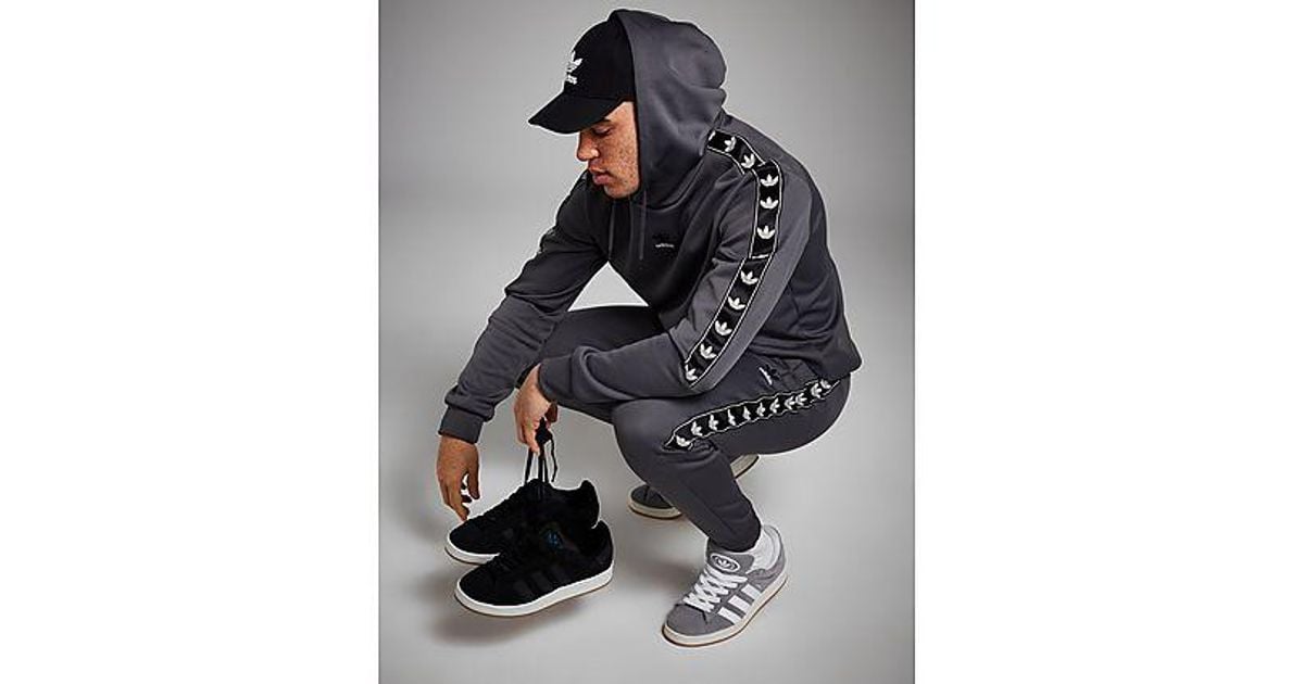 adidas Originals Tape Poly Track Pants in Black for Men Lyst UK