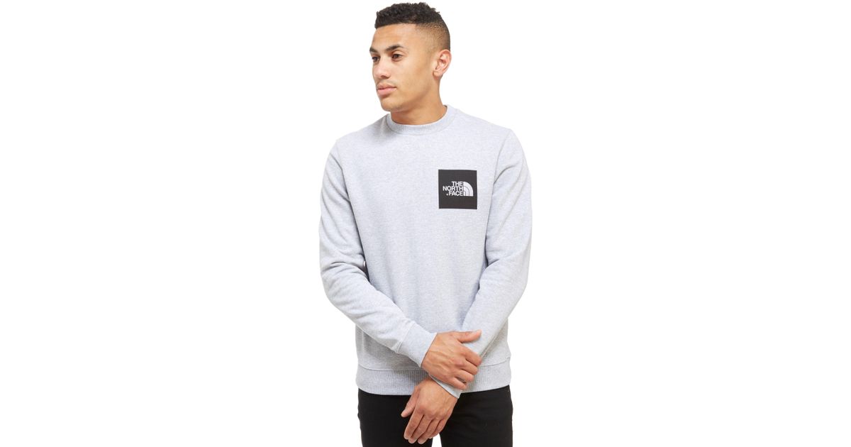 The north face fine box crew sweatshirt Clearance