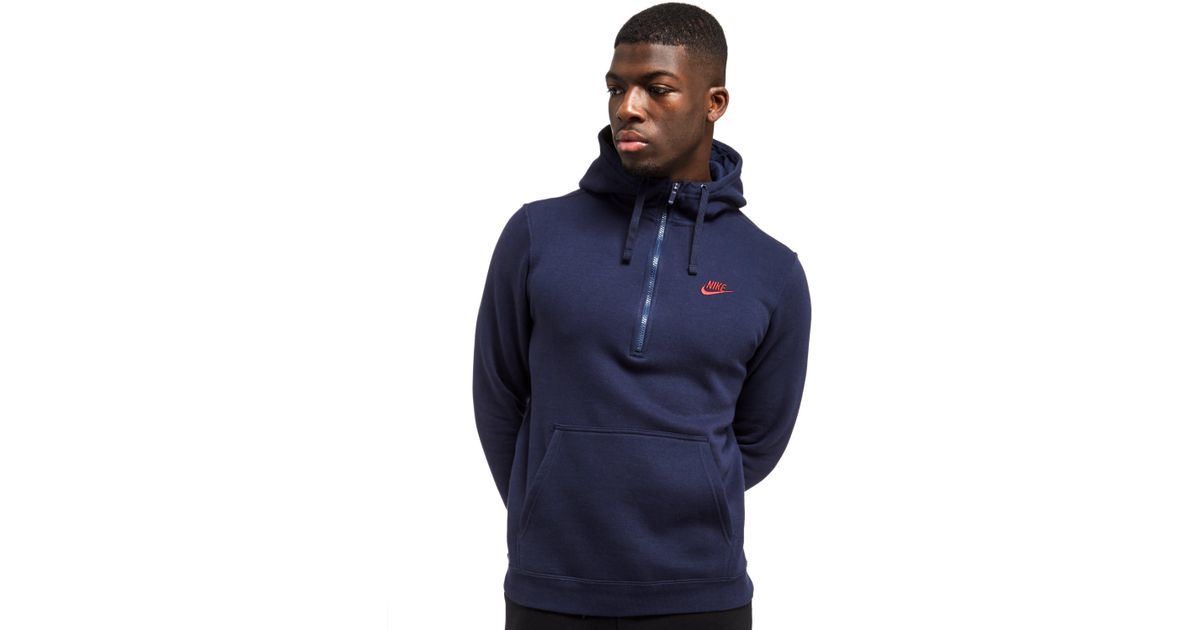 nike foundation half zip hoodie