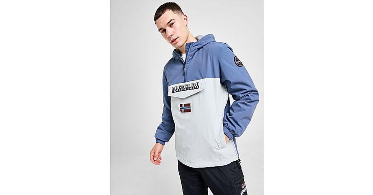 Napapijri Arper Split Overhead Jacket in Blue for Men Lyst UK