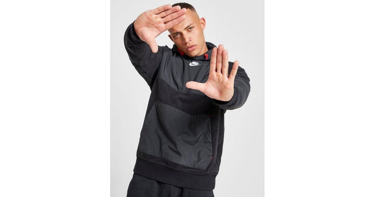 nike polar fleece overhead hoodie