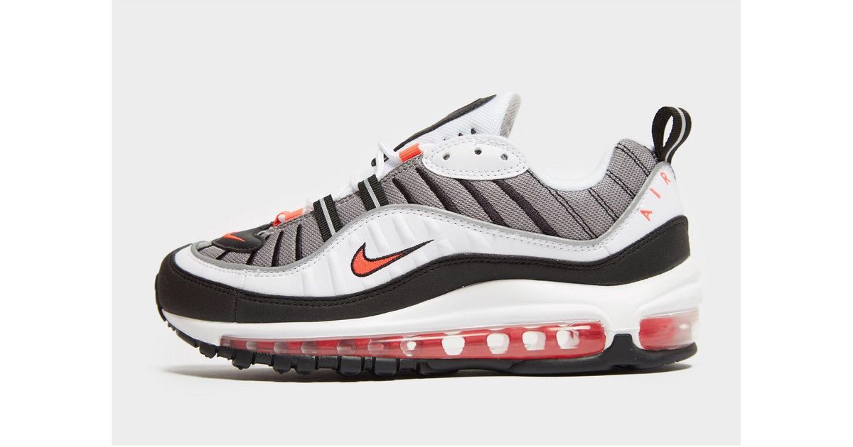 Nike Synthetic Air Max 98 Se In Grey Red Gray Lyst