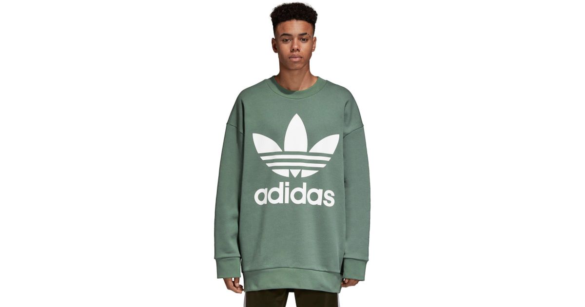 adidas oversize trefoil sweatshirt