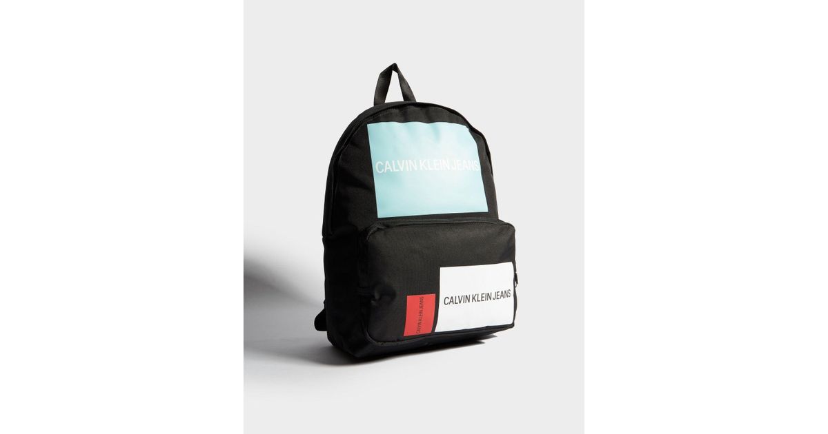 red calvin klein backpack