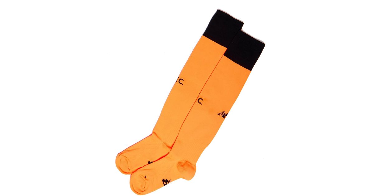 orange liverpool socks
