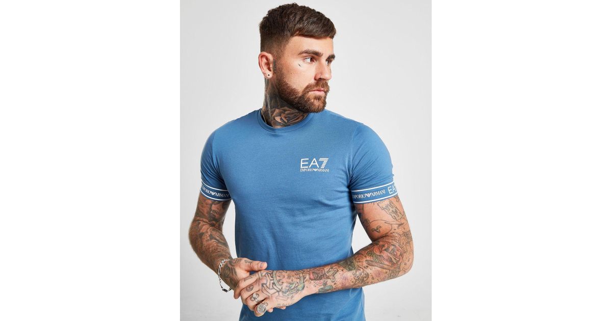 ea7 blue t shirt