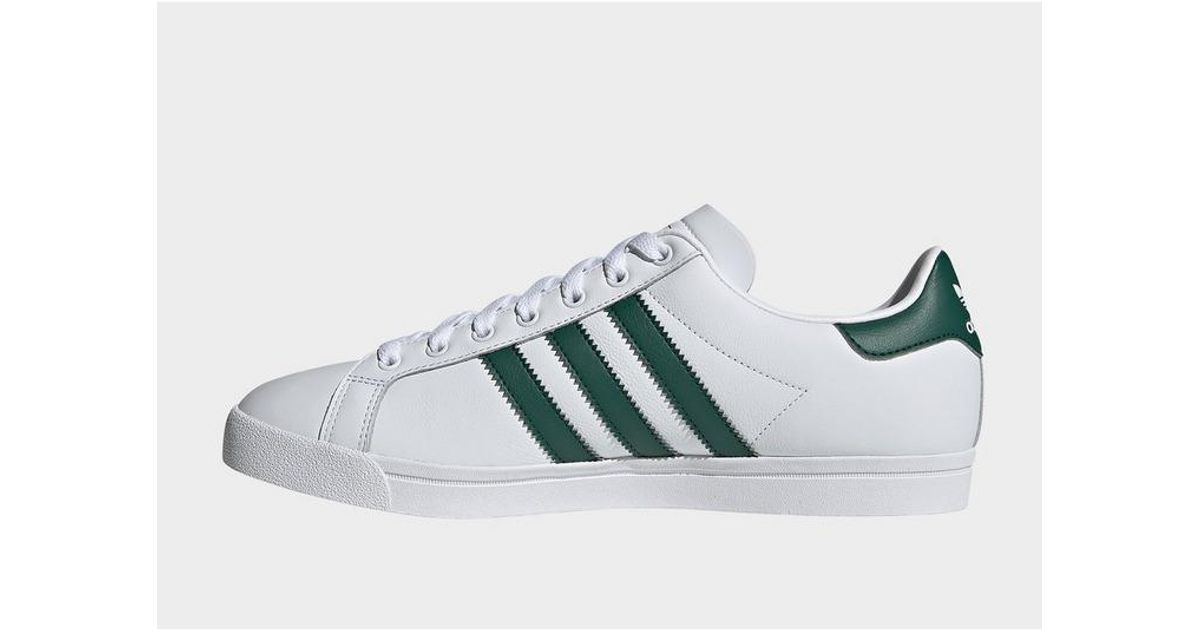 adidas coast star white green
