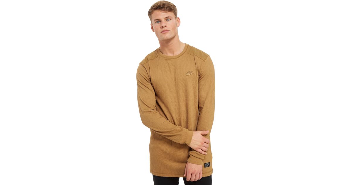brown nike long sleeve