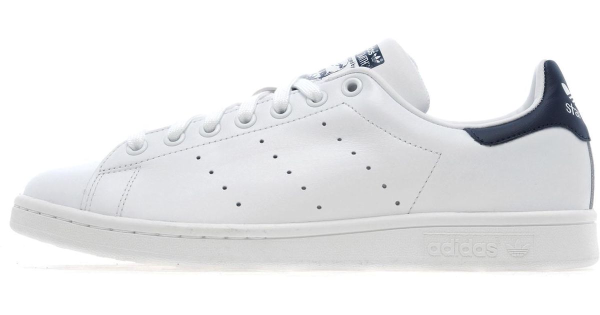 stan smith white blue