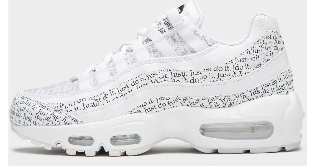 white just do it air max 95