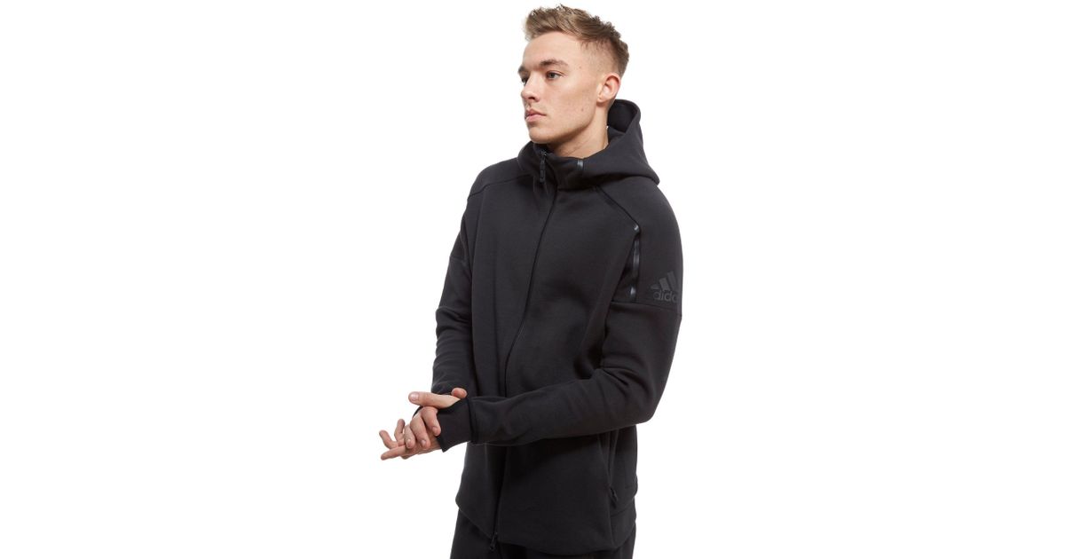 adidas Cotton Zne Hoodie 2.0 in Black 