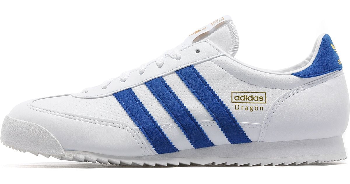 adidas dragon blue and white