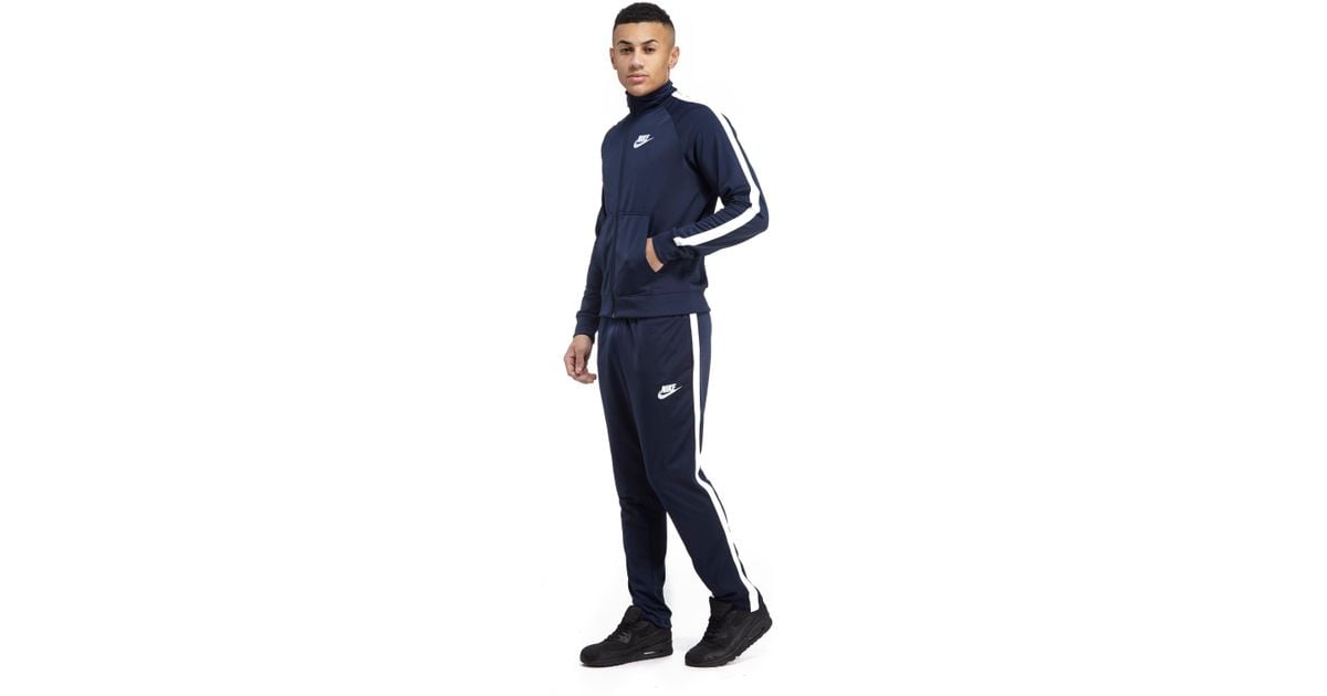 mens nike polyester tracksuit