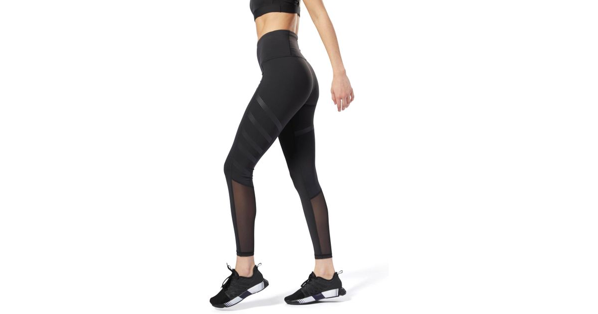 reebok cardio high rise shorts