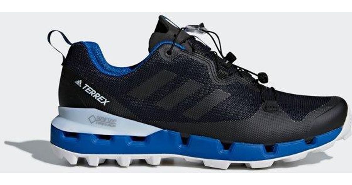 Adidas Rubber Terrex Fast Gtx Surround Shoes In Blue For Men Lyst