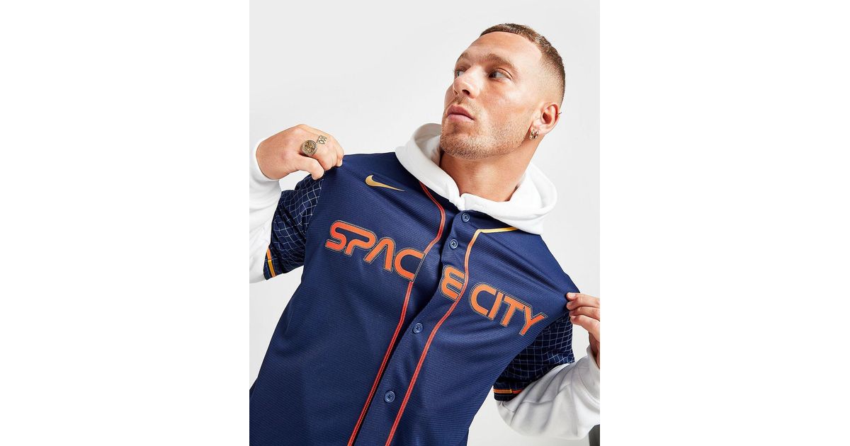 Nike Synthetic Mlb Houston Astros City Connect Jersey in Blue for Men