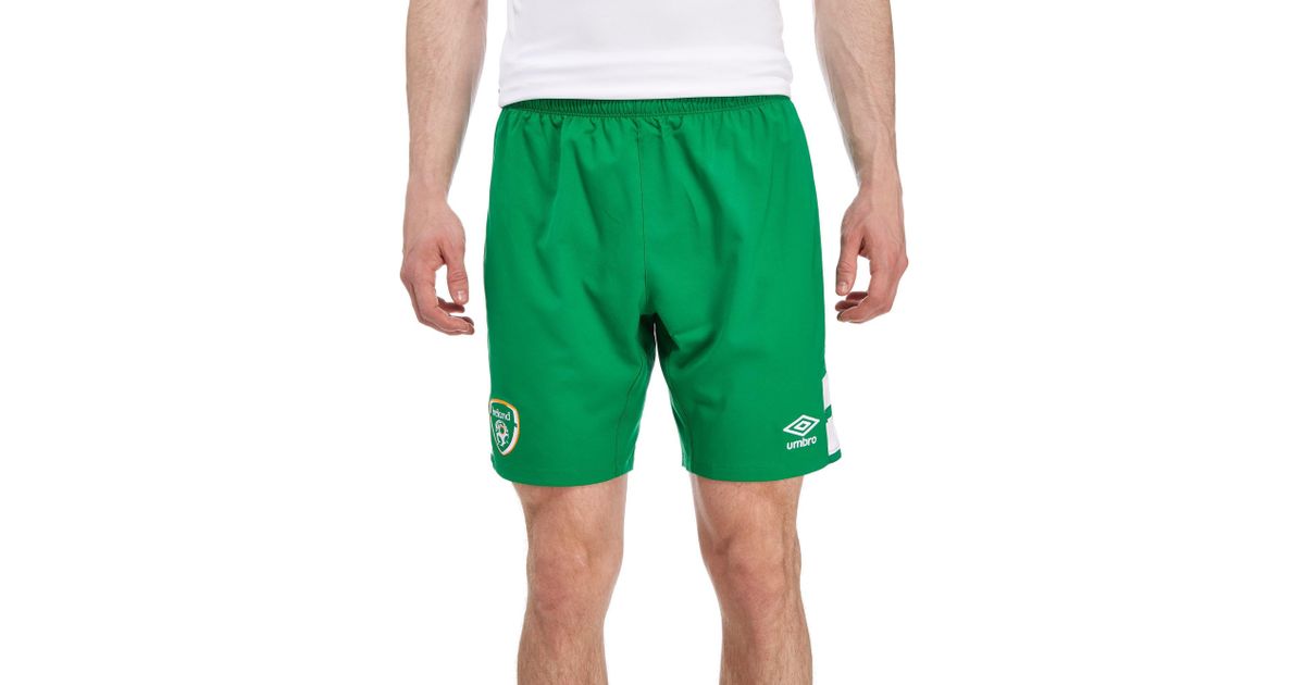 green umbro shorts