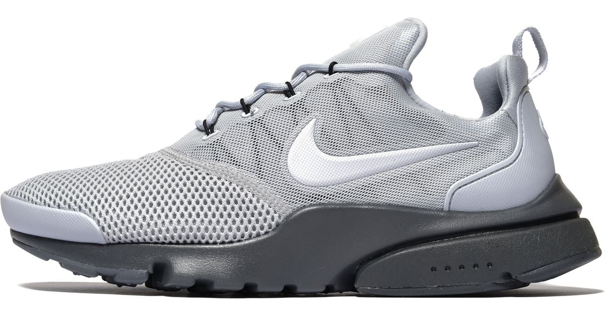 Nike Lace Air Presto Fly in Grey (Gray 