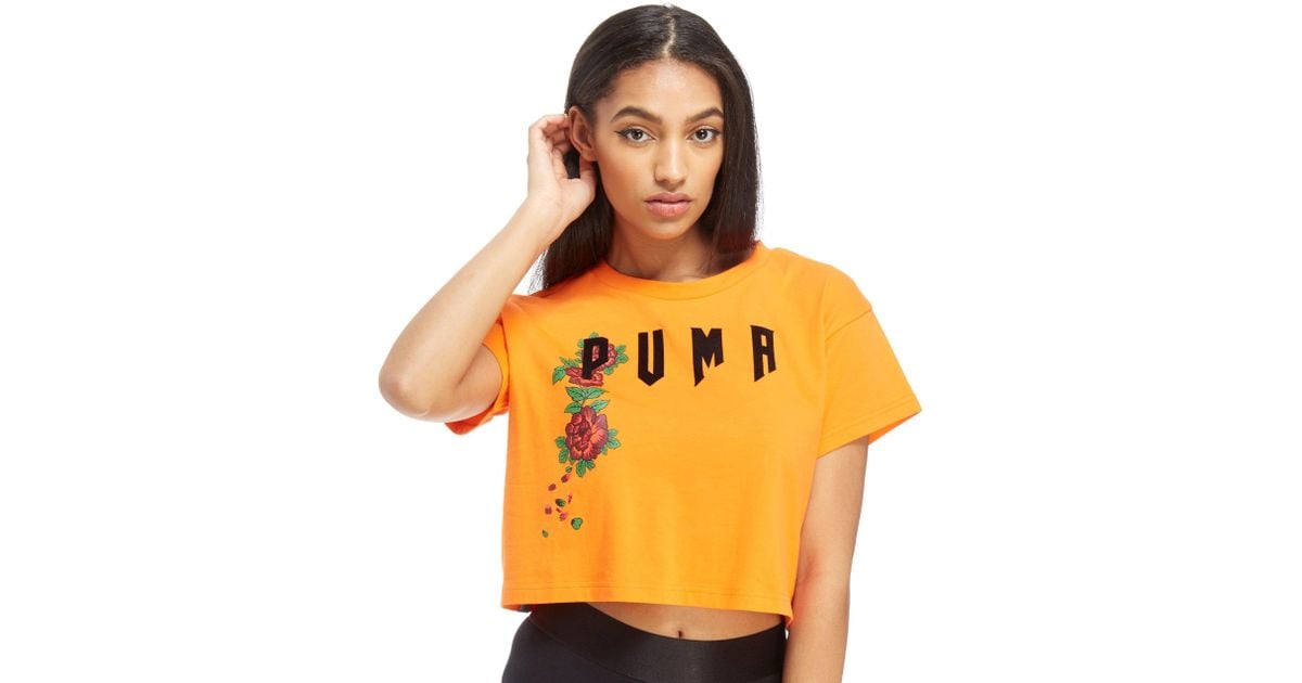 puma floral shirt