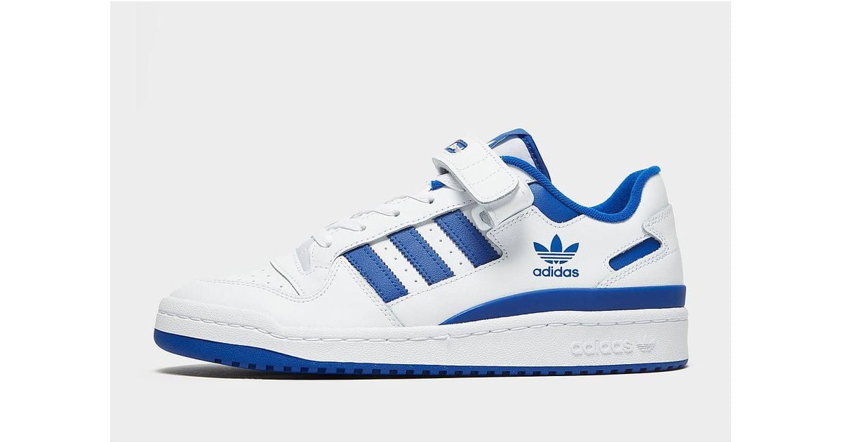 adidas low forum light blue