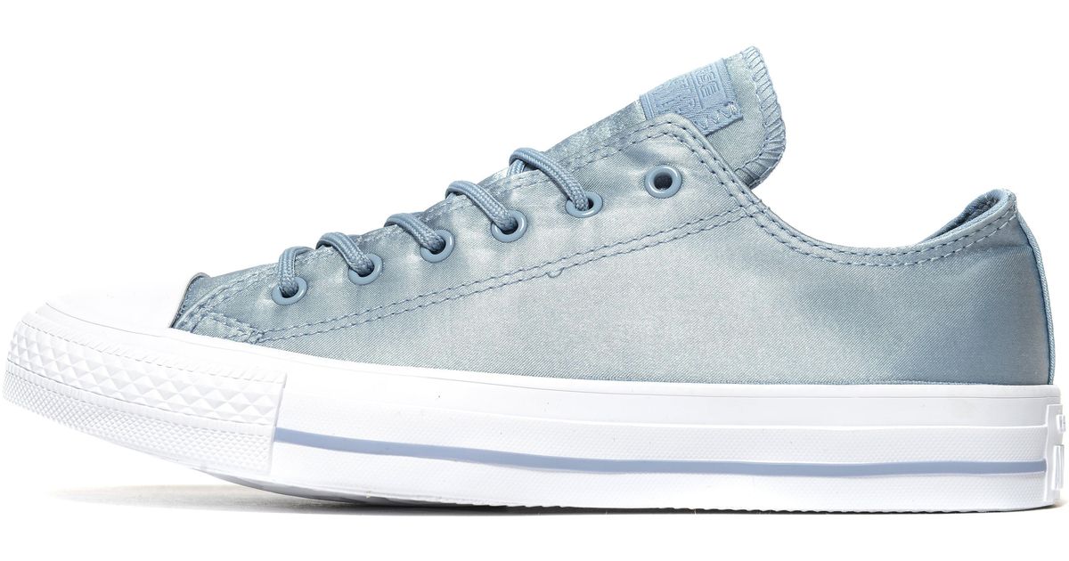 white satin converse