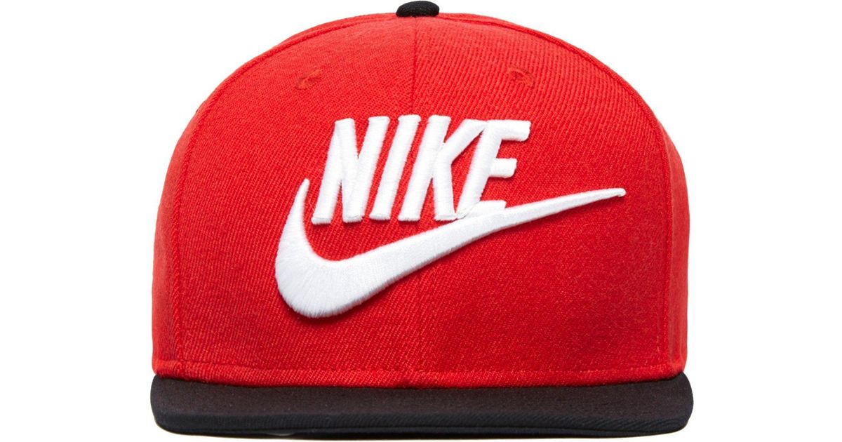 black and red nike hat
