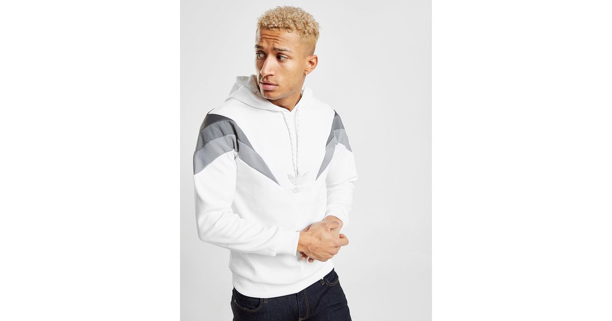 Street 90 Felpa con cappuccio da Uomo di adidas Originals in Bianco - Lyst