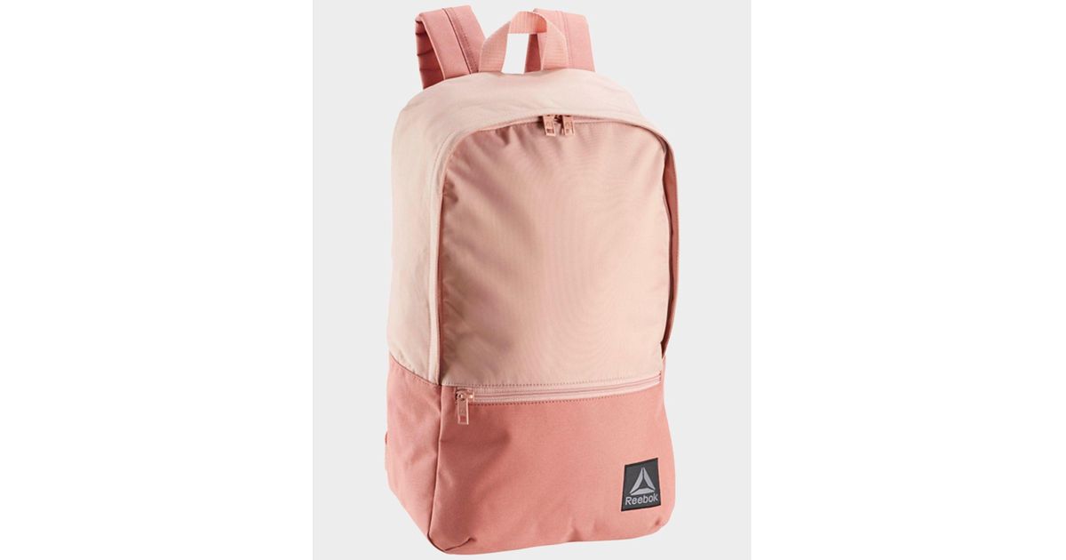 reebok backpack pink
